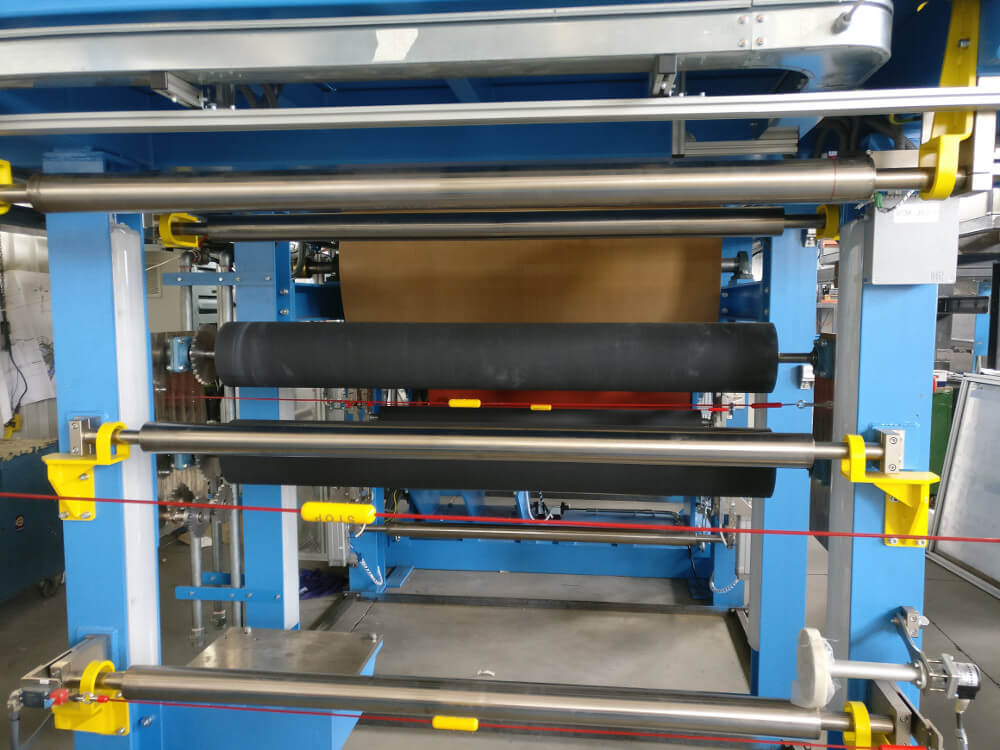 Calendered coupling line
